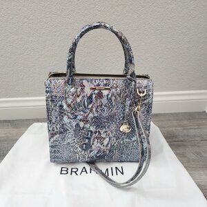 Brahmin Purse (Small Caroline, Icy Python)